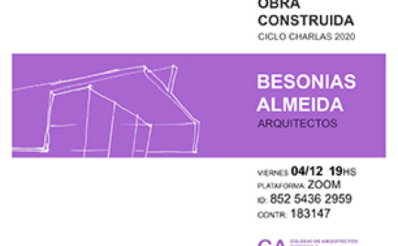2020 – Built Work – Lecture Series CAPBA D3 Venado Tuerto